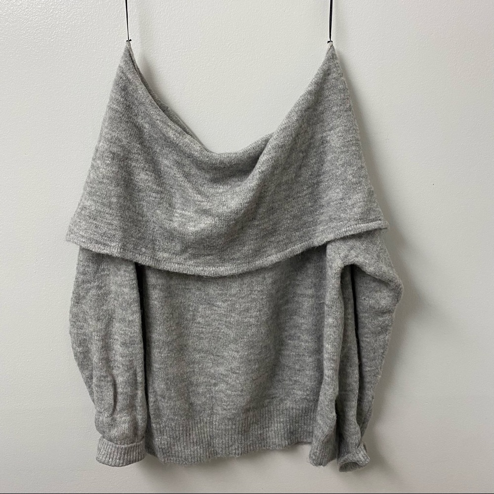 off shoulder sweater